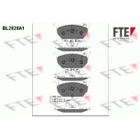 BL2828A1 FTE Комплект гальмівних колодок дисковий гальм