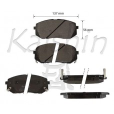 FK11314 KAISHIN Комплект гальмівних колодок дисковий гальм