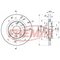 BD4750 FREMAX BRAKE DISC HIGH CARBON