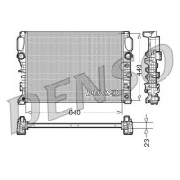 DRM17090 DENSO Радіатор охолодження двигуна