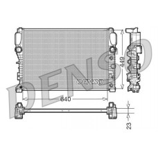 DRM17090 DENSO Радіатор охолодження двигуна