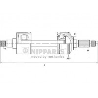 N2812000 NIPPARTS Привідний вал