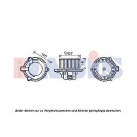 518088N AKS DASIS Вентилятор салону