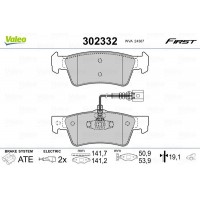 302332 VALEO Комплект гальмівних колодок дисковий гальм