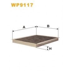 WP9117 WIX FILTERS Фільтр повітря у внутрішньому просторі