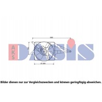 158129N AKS DASIS Вентилятор охолодження двигуна