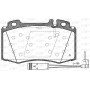 BPA0769.02 OPEN PARTS Комплект гальмівних колодок дисковий гальм