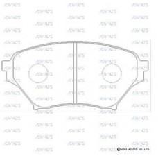SN951 ADVICS Комплект гальмівних колодок дисковий гальм
