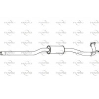 P38011 FENNO Середній глушник вихлопних газів