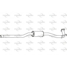 P38011 FENNO Середній глушник вихлопних газів