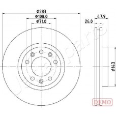 DI-0637C JAPANPARTS Гальмівний диск