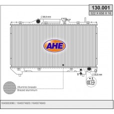 130.001 AHE Радіатор охолодження двигуна