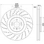 8DD 355 125-041 HELLA PAGID Гальмівний диск