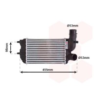 40004183 VAN WEZEL Интеркулер