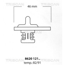 8620 12182 TRISCAN Термостат охолоджувальна рідина