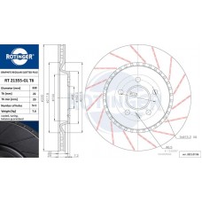 RT 21355-GL T6 ROTINGER Гальмівний диск