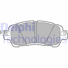LP3189 DELPHI КомплеК т гальмівних колодок, дискове гальмо
