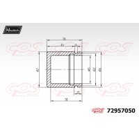 72957050 MAXTECH Поршень корпус скоби гальма