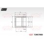 72957050 MAXTECH Поршень корпус скоби гальма
