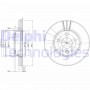 BG3025 DELPHI Гальмівний диск