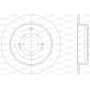 BDR2832.10 OPEN PARTS Гальмівний диск