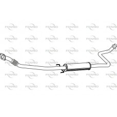 P6516 FENNO Середній глушник вихлопних газів
