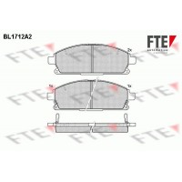 BL1712A2 FTE Комплект гальмівних колодок дисковий гальм