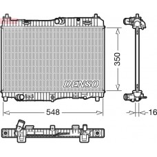 DRM10005 DENSO Радіатор охолодження двигуна