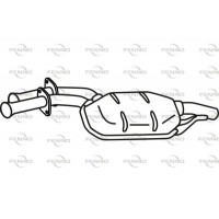 P3635 FENNO Середній глушник вихлопних газів