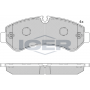 142362 ICER Комплект гальмівних колодок дисковий гальм