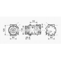 CNAK282 AVA QUALITY COOLING Компресор кондиціонера