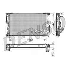 DRM05111 DENSO Радіатор охолодження двигуна
