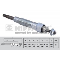 N5715022 NIPPARTS Свічка розжарювання