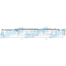 C0617B SAMKO Тросик, cтояночный тормоз