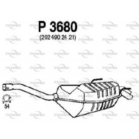 P3680 FENNO Глушник вихлопних газів кінцевий