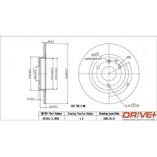 DP1010.11.0039 Dr!ve+ Гальмівний диск