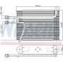 92155 NISSENS Випарник кондиціонера