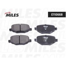 E110668 MILES Комплект гальмівних колодок дисковий гальм