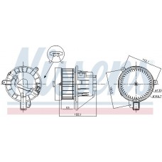 87546 NISSENS Вентилятор салону