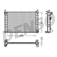 DRM10045 DENSO Радіатор охолодження двигуна