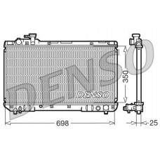 DRM50020 DENSO Радіатор охолодження двигуна