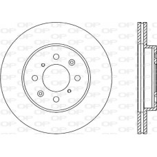 BDA1215.20 OPEN PARTS Гальмівний диск