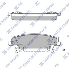 SP2254 Hi-Q КомплеК т гальмівних колодок, дискове гальмо