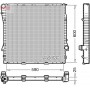 DRM05113 DENSO Радіатор охолодження двигуна