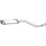 281-665 BOSAL Середній глушник вихлопних газів