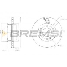 CD5310V BREMSI Гальмівний диск