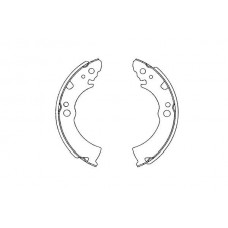 KBS-7422 KAVO PARTS Комплект гальмівних колодок