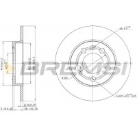 CD7155S BREMSI Гальмівний диск