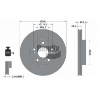 BDS1919 BENDIX Braking Гальмівний диск