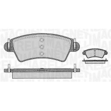 363916060538 MAGNETI MARELLI КомплеК т гальмівних колодок, дискове гальмо